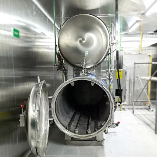 Small Tuna Food And Sausage Bottle Sterilization Pot Retort Can Sterilizer Machine For Sale