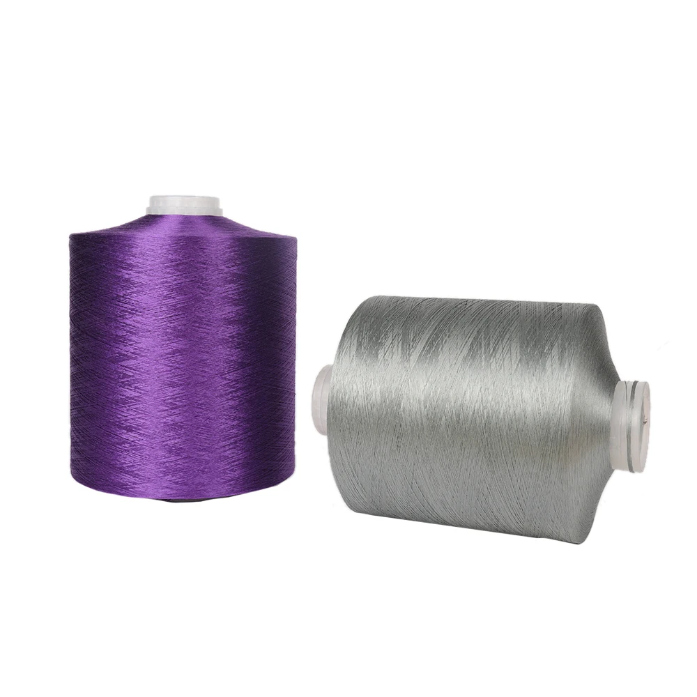 
Mixed pbt dty fluffy yarn with good fluff and shrinkage for weaving 