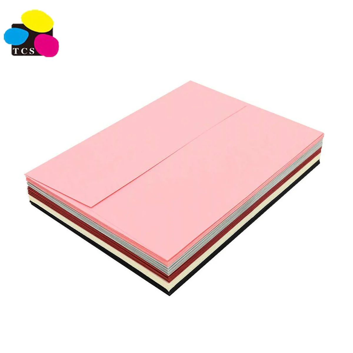 Professional Manufacturer 100 Pack 120 GSM Letter Paper A7 Pink Pastel Invitation 5x7 Envelope For Parties