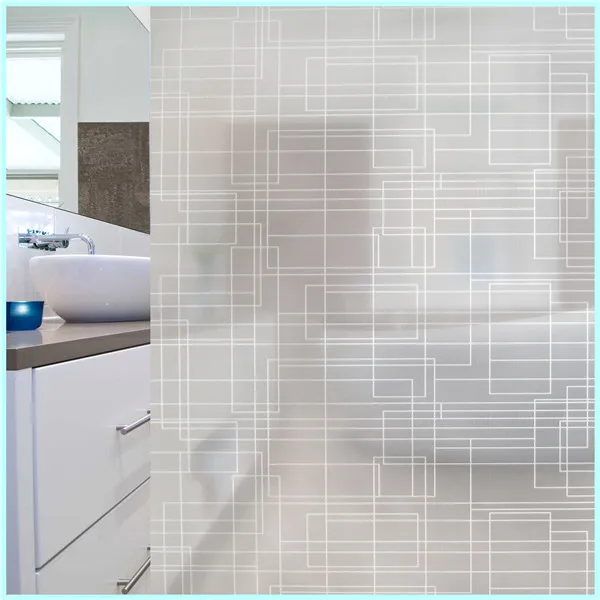 Windows Decoration Static Frost Film PVC Vinyl Privacy Decorative Glass Films AS028