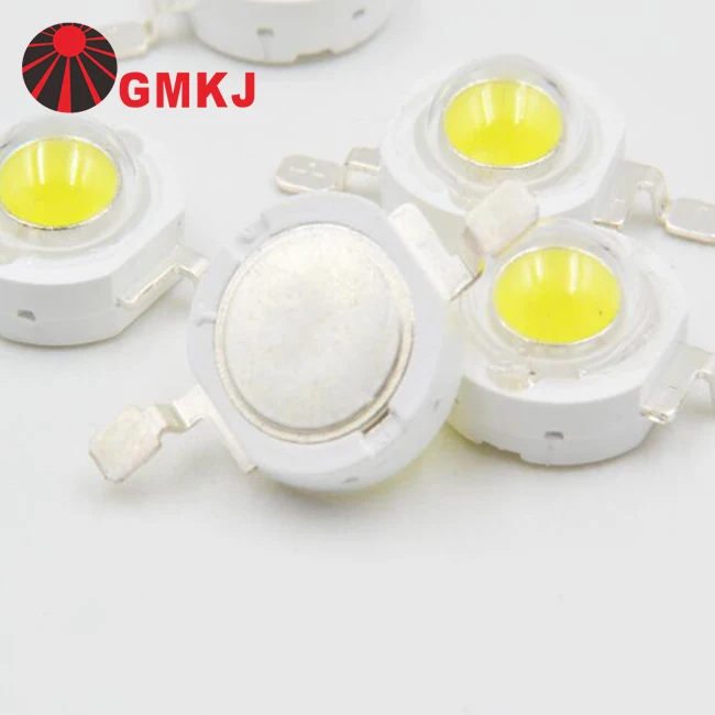 GMKJ Copper HPL LED K1 Bridgelux Epistar Epileds Sanan 1W 3W 5W High Power Chip Diode