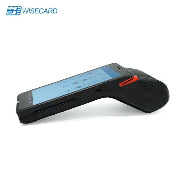 WCT- T80 Android 12 Handheld POS Terminal with Touch Screen Built-In Thermal Printer NFC Card Reader Biometric Function POS