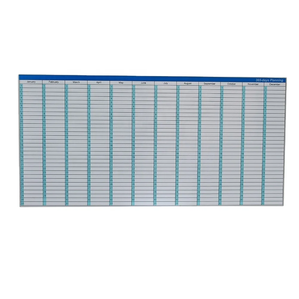 Office wall mounted aluminum frame weekly dry erase calendar  schedule whiteboard home magnetic monthly planner board