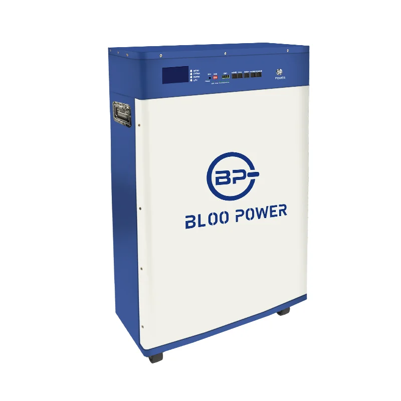 Гибридный инвертор Bloo power 300ah 48 В с роликовым креплением литиевая батарея Lifepo4 для домашней фотоэлектрической системы