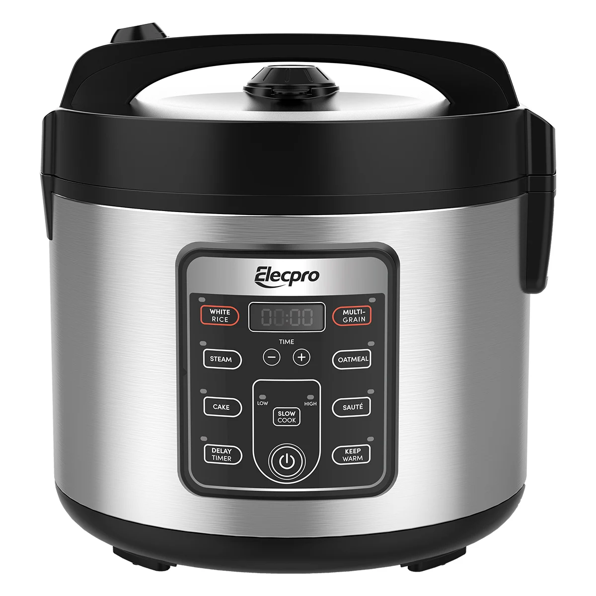 Hot selling LED display low sugar 860W Stainless steel multi-purpose 1.8L 5L Digital Drum rice cooker