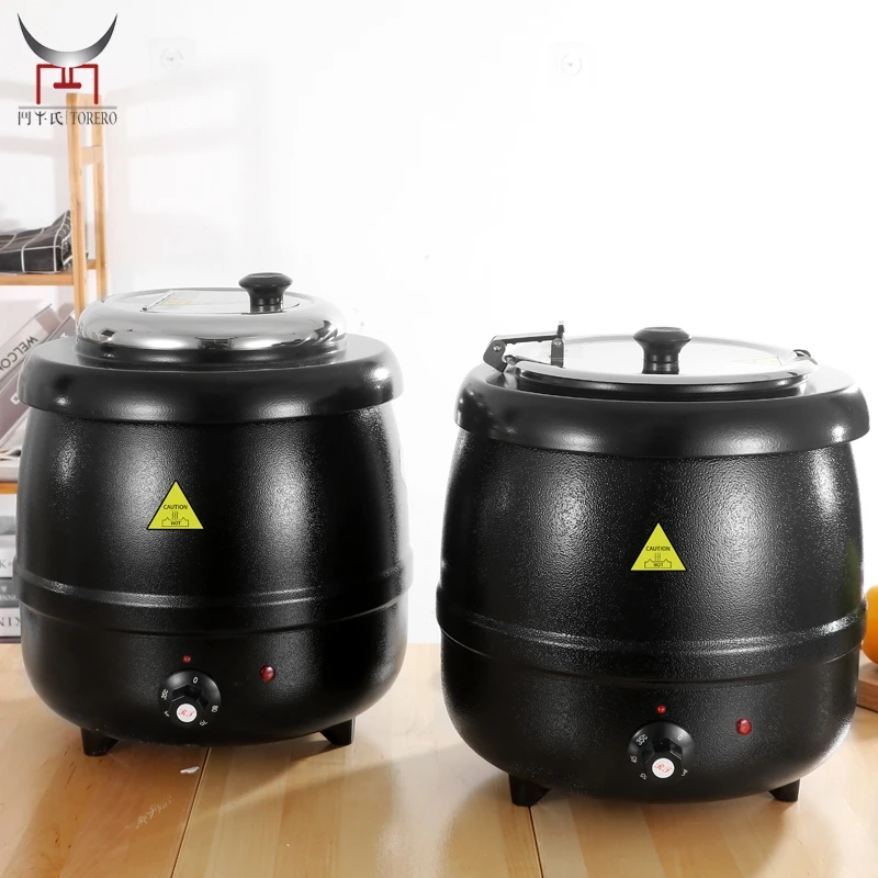 Черный железный чайник для супа подогреватель кейтеринга буфет на 10 л 13 из нержавеющей стали электрочайник подогрева
