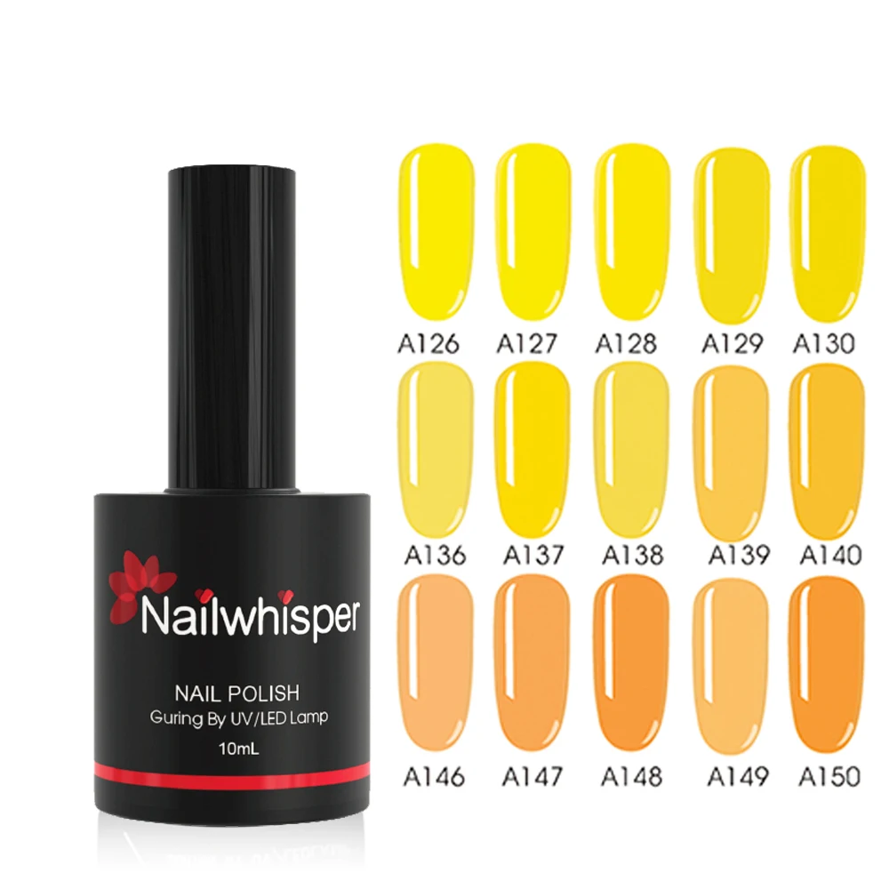  Nailwhisper Global Fashion Wholesale Acryl gel Cheap Color Soak Off Uv Gel Nail Polish DHL