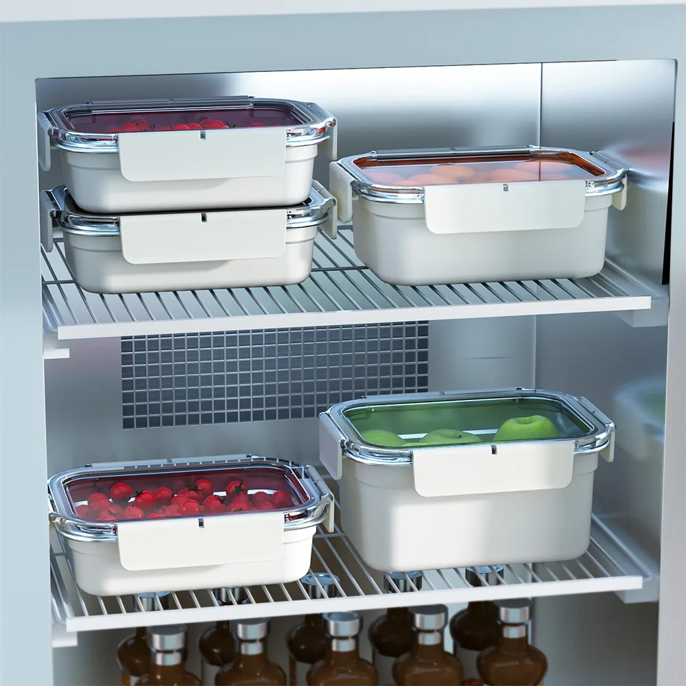 Omie Leakproof Lunch Bento Box Food Storage Containers Stainless Steel TPS Lunch Boxes For Children.Adults