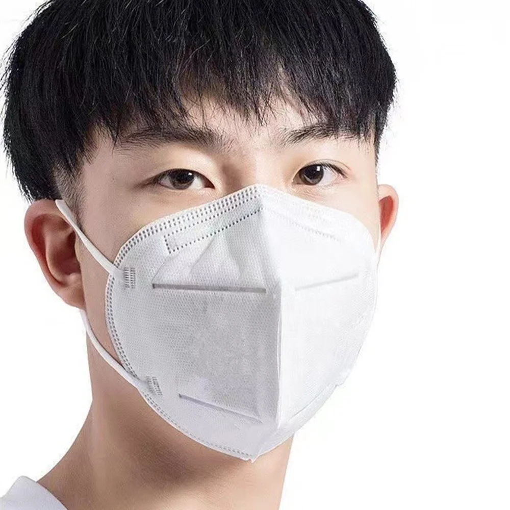 Hot Sale 5Ply Disposable Kn95 Facemask White Dust KN95 Face Mask Supplier
