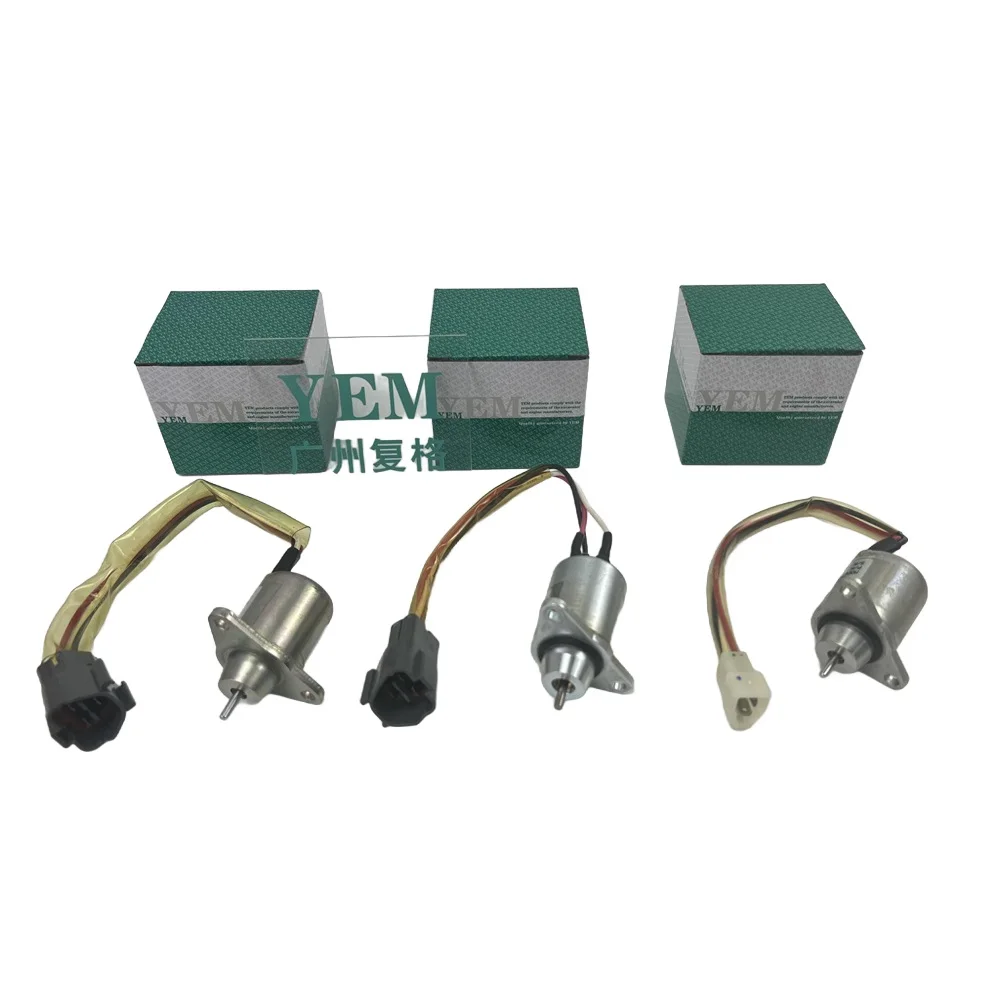 Оригинальный электромагнитный клапан YANNALPARTS для Toyota Kubota Yanmar Shibaura Isuzu Mitsubishi Nissan Hino Hitachi Kawasaki соленоидный акт
