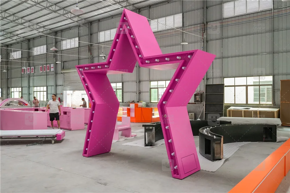 Customized Happy Birthday Balloons Gift Showroom Boutique Furniture Kids Toy Store Interior Design Costume Party Shop Decoration