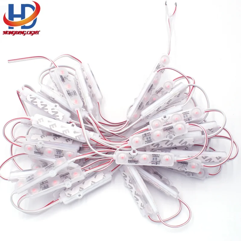 12V 1.5W Samsung Led Module Single Color Waterproof SMD 2835 5730 5054  5050  Injection led Module With Korea Design