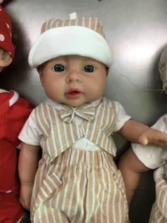 16 Inch Lifelike Realistic Newborn Full Silicone Baby Doll Not Vinyl