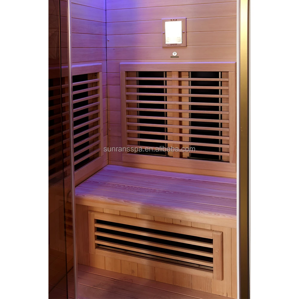 Sunrans New Arrival Luxury Fashion Iron Fir Far-infrared Sauna and Shower Room Combination Room