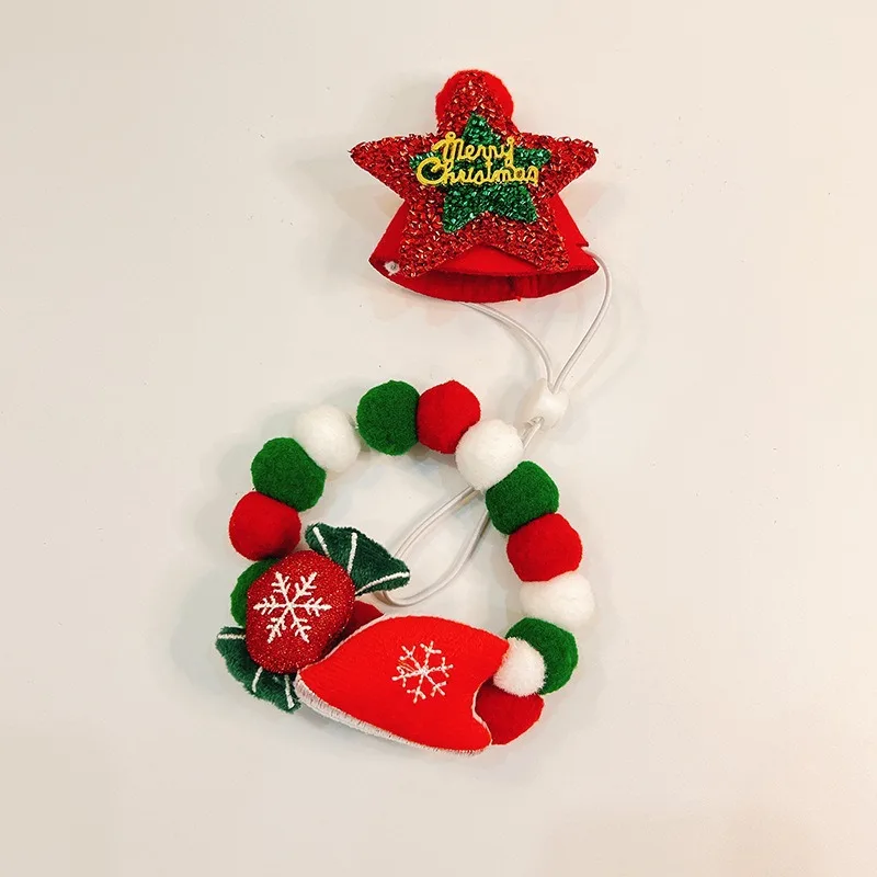 Xianchanpets 2024 Cute Christmas Collar with Lights New Hot Selling Product Direct Factory Wholesale Ornament
