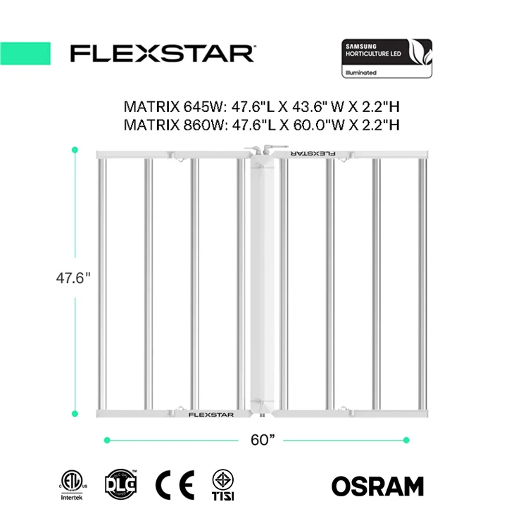 DLC/TISE/CE Certified Indoor Vertical Farming Customized Samsung Lm301H Evo Led Grow Light