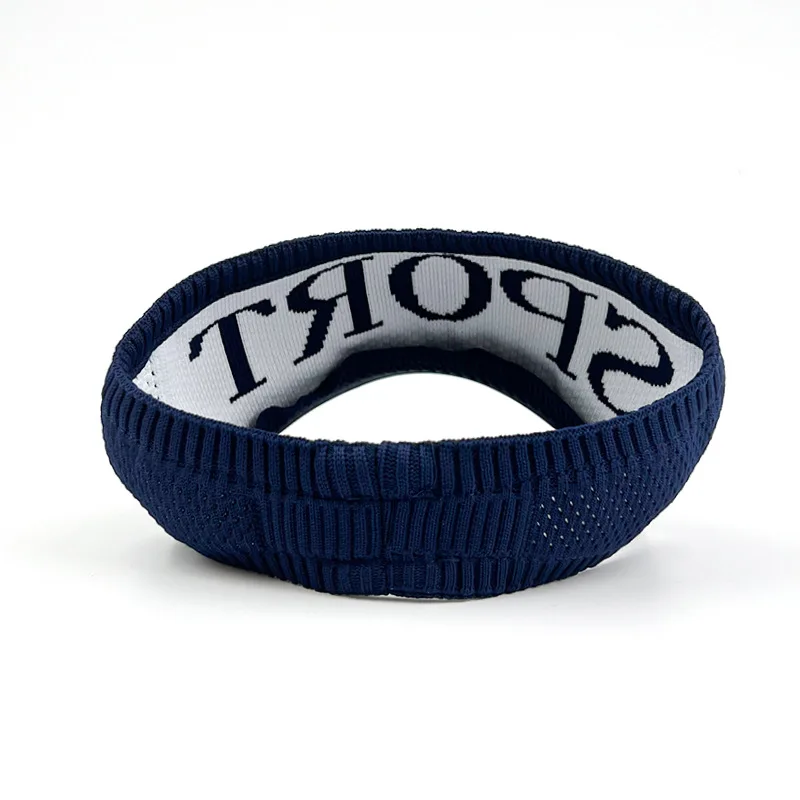 wholesale custom logo Widen sweatband sun visor cap fashion golf empty top hat