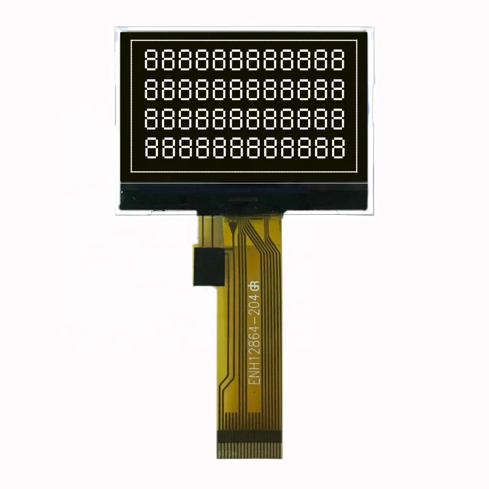 128x64 graphic lcd manufacturers DFSTN  cog lcd display with high brightness Graphic LCD Display Module