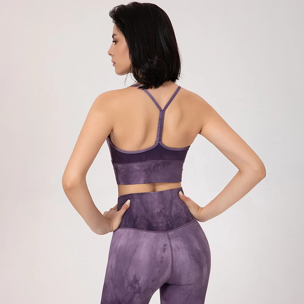 Hot  High waist  athletic wear Tie dye