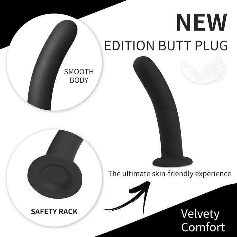 Beginners to Advanced Users Vaginal Dilator Soft Silicone Sex Butt Plug Female Horse Stretching Anal Toy For Couples