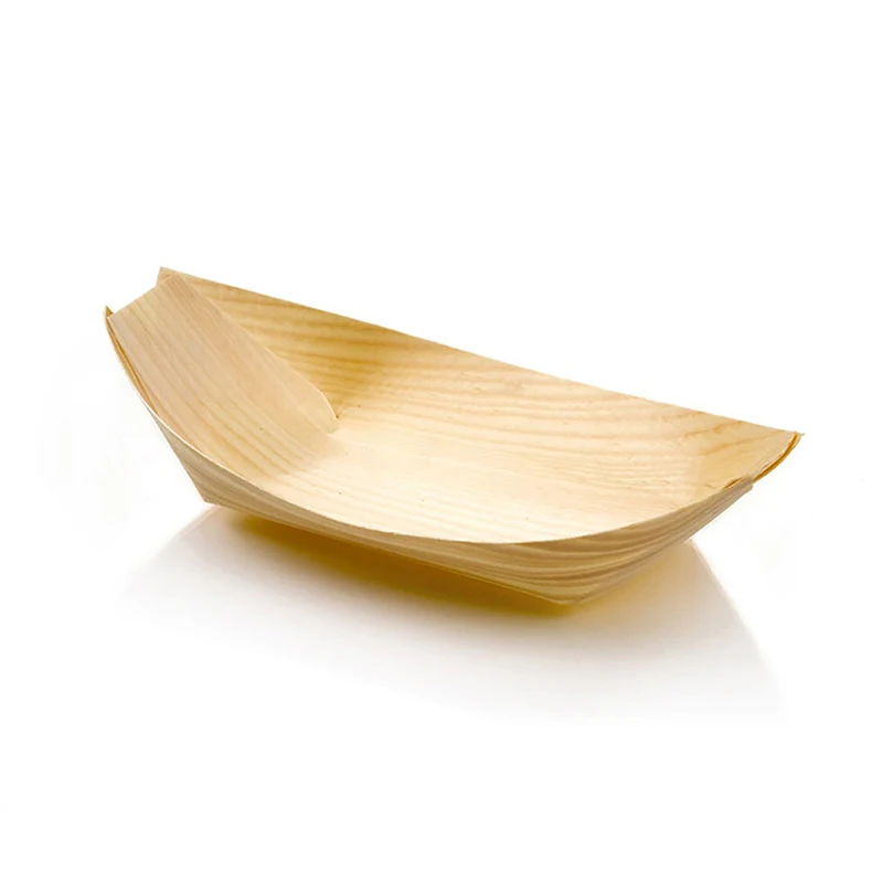 Factory directly sushi boat disposable bamboo boat