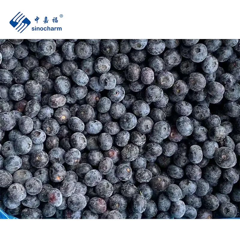 Sinocharm IQF Blueberry 1.3cm High Quality Organic Frozen Fruits Wholesale Price 1kg With BRC a