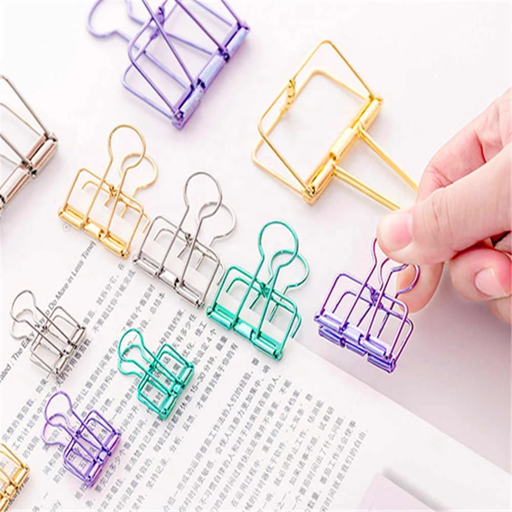 High Quality 93 Black Metal 48mm 32mm 19mm Binder Clip for Decorative Clips Student School Office Supplies