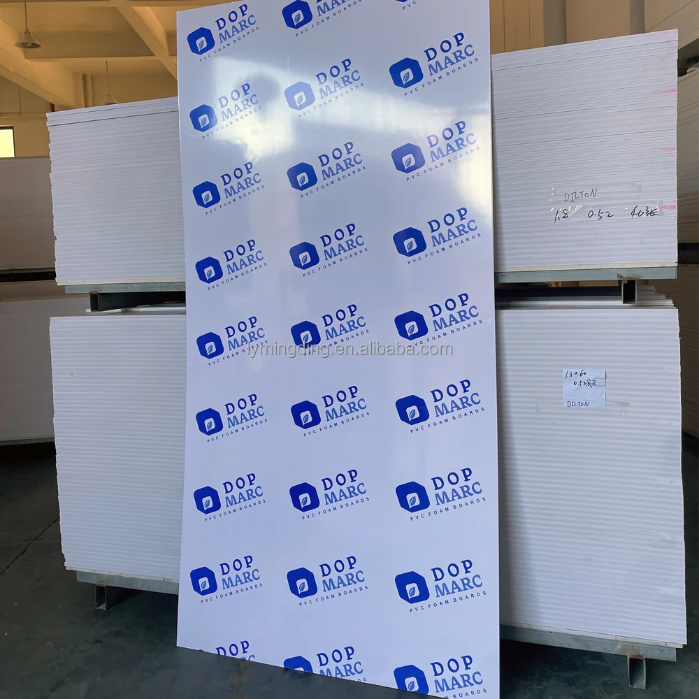 Plastic expanded PVC cardboard display printing PVC foam board sheet