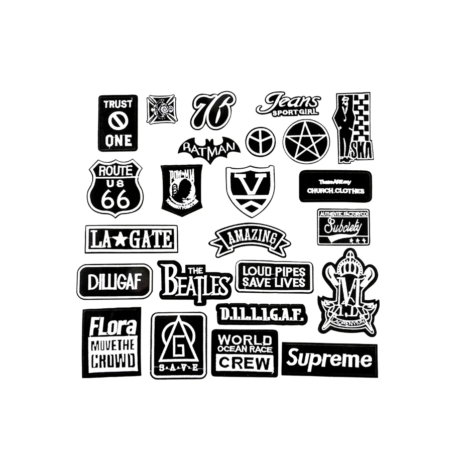 
OEM China Manufacture Cheap Customized Woven Patches Cheap Custom Embroidered Big Logo Colorful Embroidery Towel Chenille Patch 