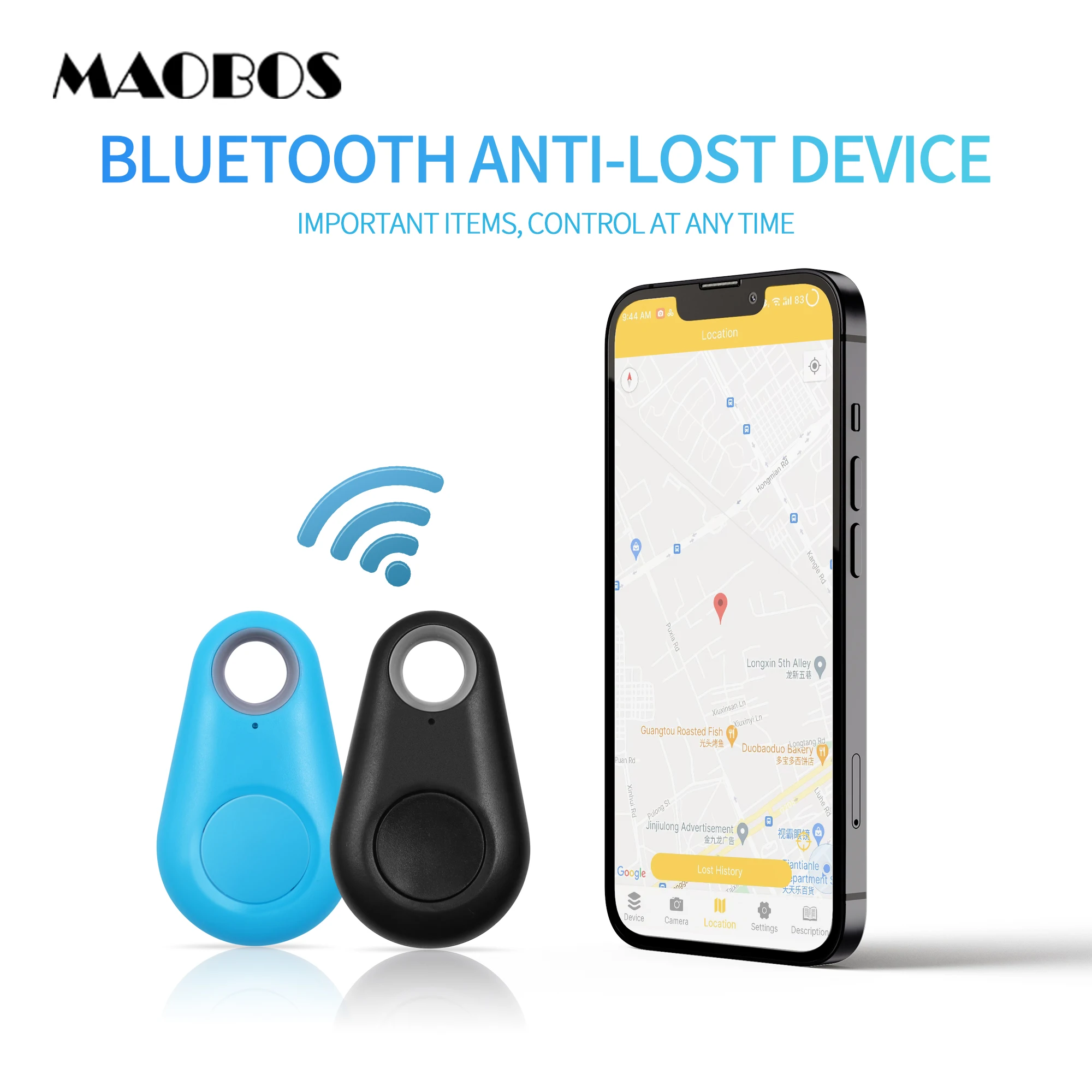 Waterproof Pet GPS Tracker With Microchip For Dog/Cat Animal Tracking Device