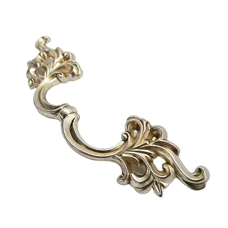 Manufacturer New Design Vintage Door Zinc Alloy Classical Antique Silver Handle