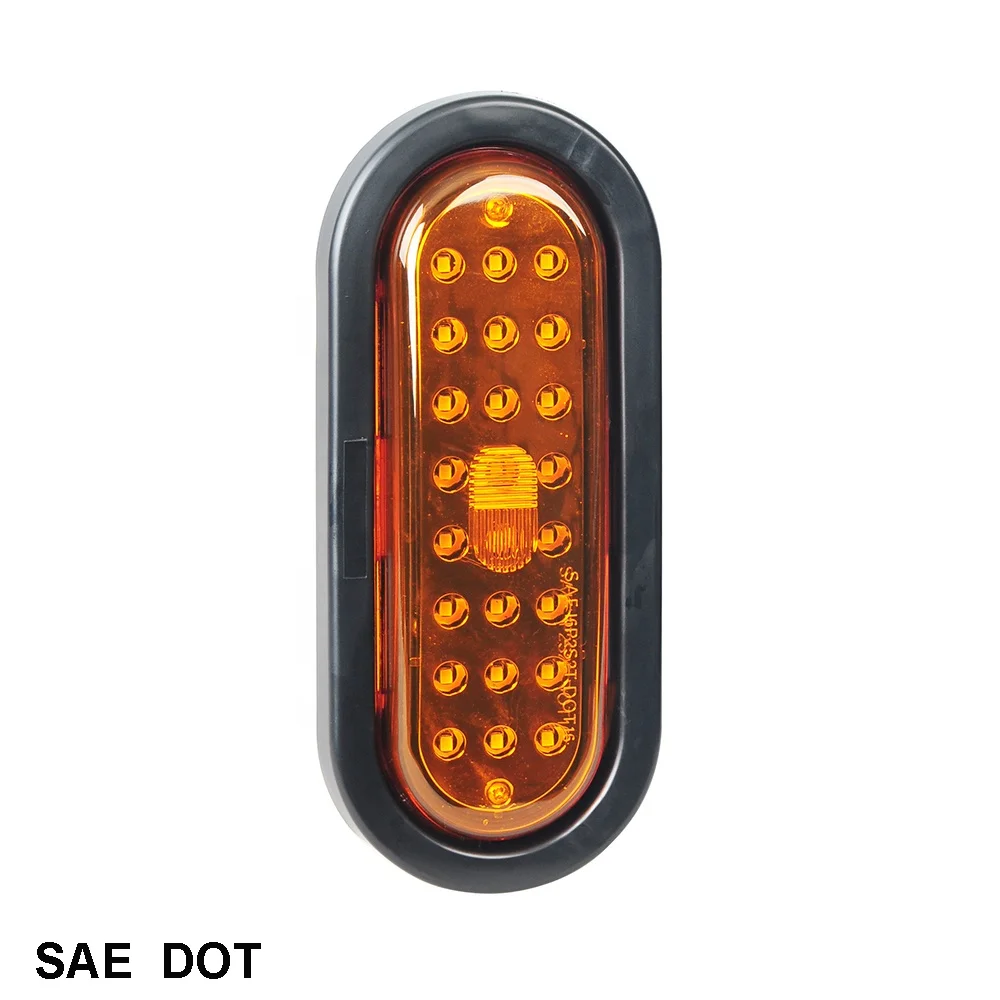 6 дюймов Овальный светодиодный стоп-сигнал с высоким креплением, стоп-сигнал/поворот/(задний) свет