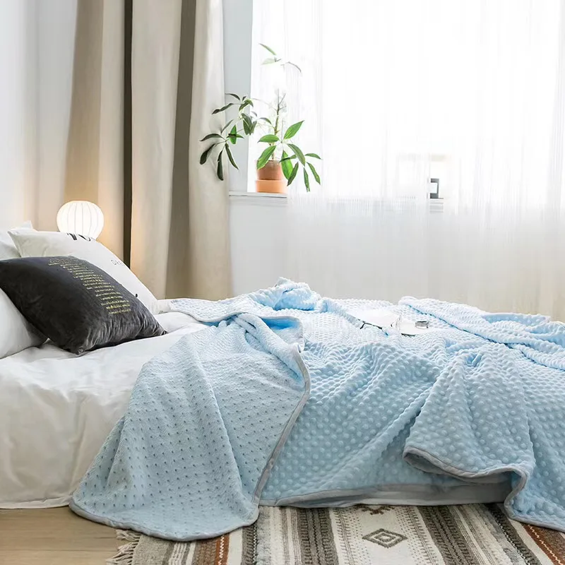 
Doudou Blanket Comfort Super Soft Baby Blanket With Dot Wrap Stroller Blanket Infant Quilt Warm For Kids 