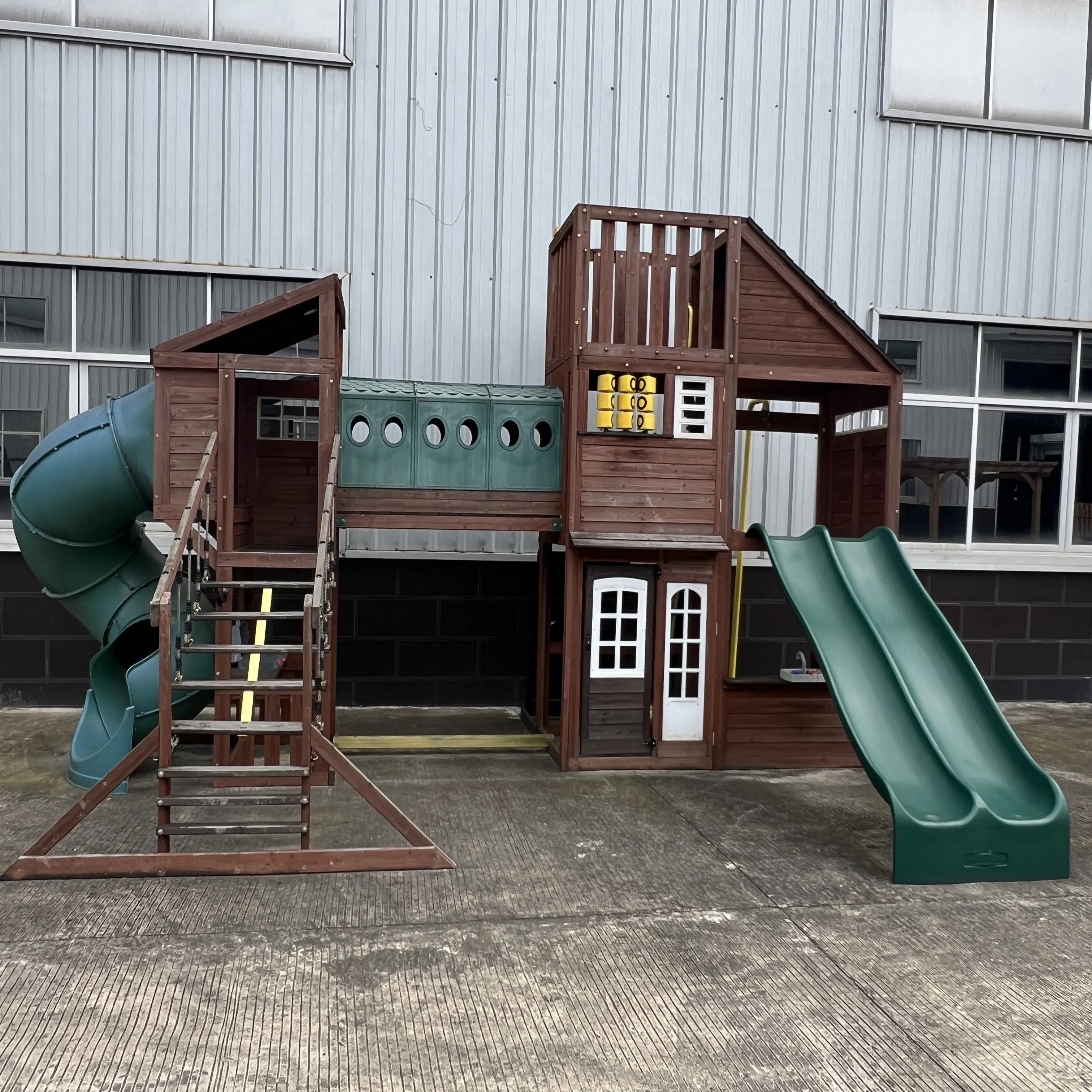 AiLiKEA Customized kids zone park commercial entertainment park small&big slide  and outdoor playground