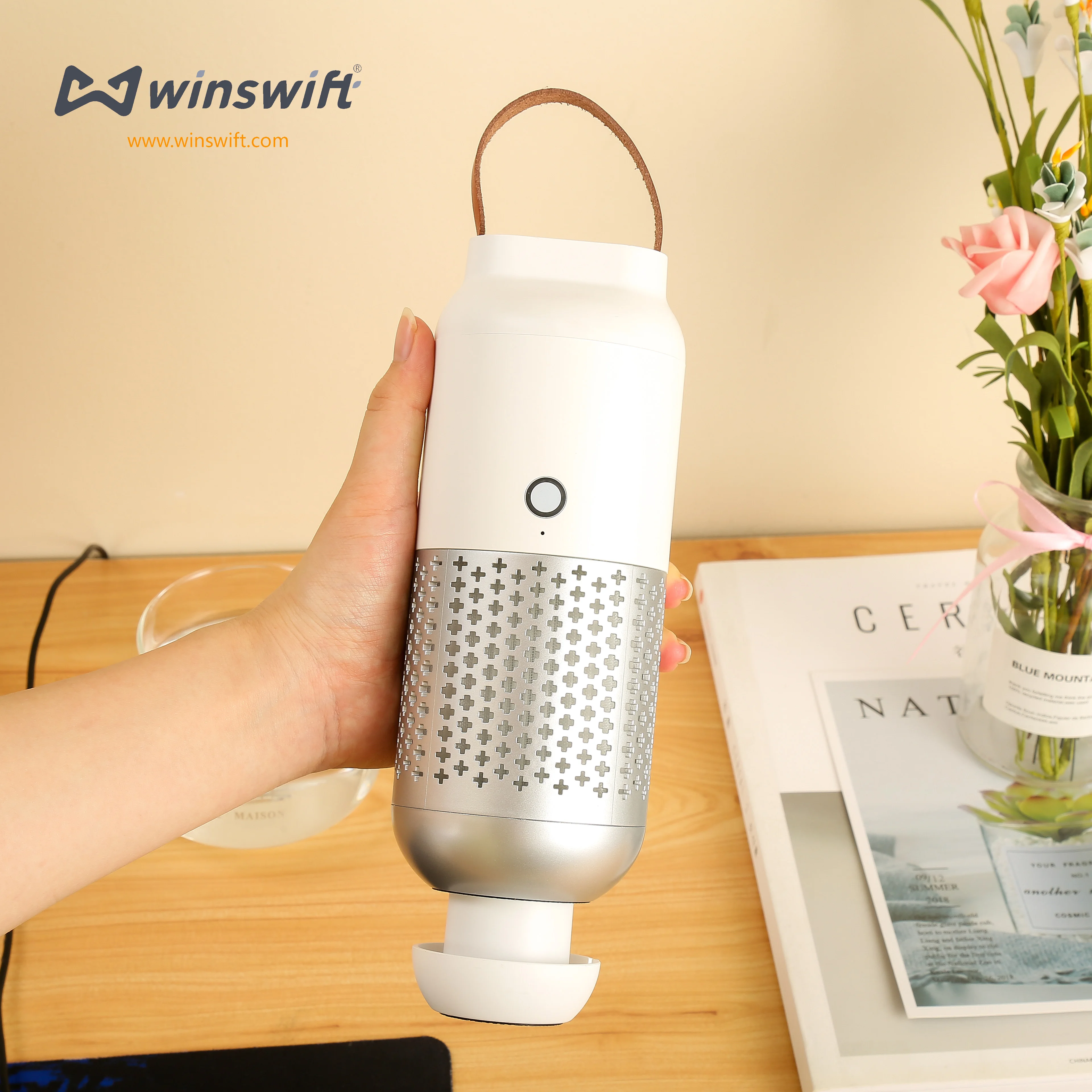 
Korea design Air Humidifier Car Air Purifier Portable Romantic Color Light Ultrasonic Humidificador Hydration Mist Spray 
