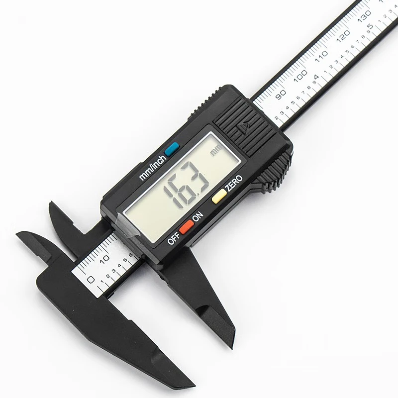 HYSTIC Wholesale Carbon Fiber Jewelry Vernier Caliper 0-150mm Large Screen Digital Display Electronic Digital Caliper Hand Tools