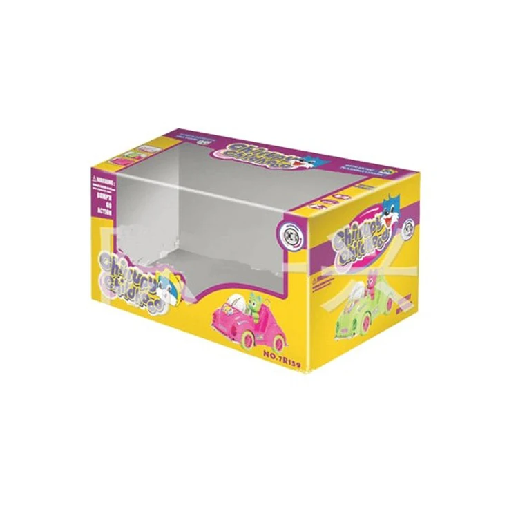 Toy Cartoon Gift Doll Packaging With PVC Window Plastic Blister Clear Transparent OEM LOGO Small MOQ Luxury Display Box