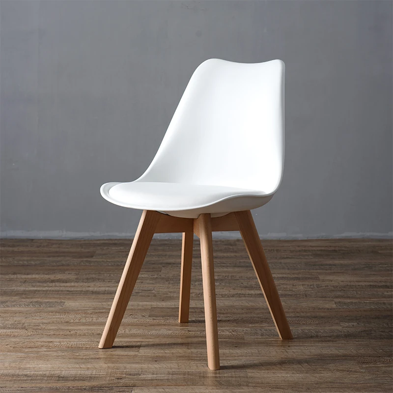 Hot price cheap Wood Dining Chair furniture Nordic Simple Restaurant Plastic Dining chair Modern Dining Room Chairs