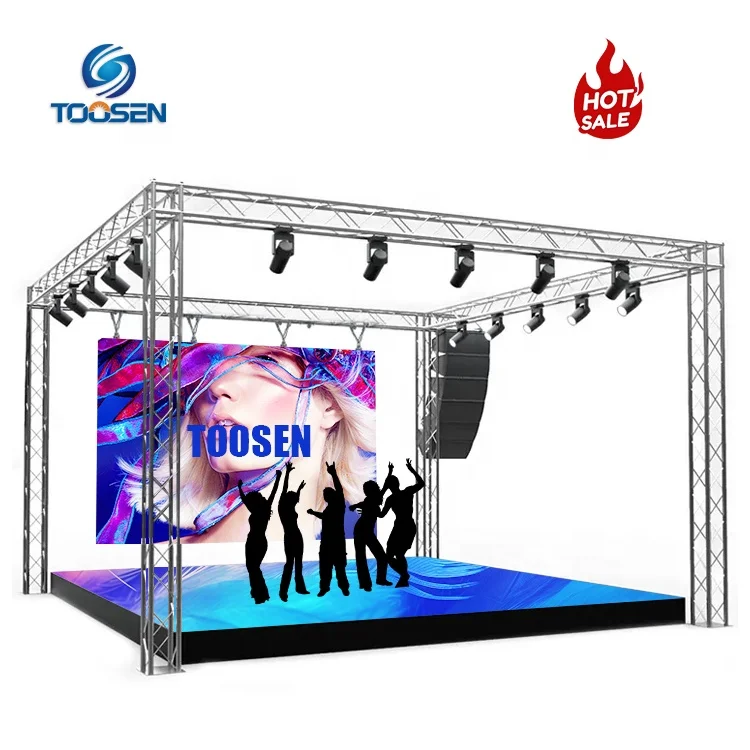 Toosen P1.5 P1.9 P2.6 P2.9P3.9 LED Video Wall Pantalla LED Indoor Outdoor Rental Panel Stage Backdrop Concert LED Display Screen