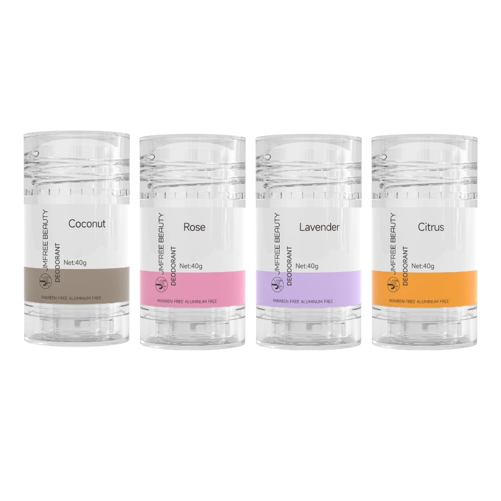 JMFREE Factory Price Organic Natural Deodorizer Vegan Deodorant Antiperspirant Underarm Armpit Coconut Deodorant Stick Balm