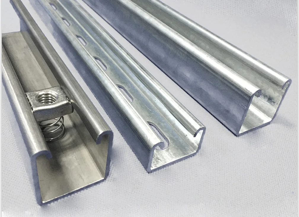 photovoltaic support systems SS316 Unistrut 41x41x2.0 Hdg Strut Channel Unistrut