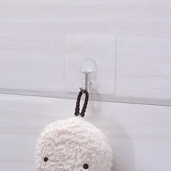 Wholesale OEM Colorful Sticky Hook Wall Hook Towel Bathroom Storage Hook Holder