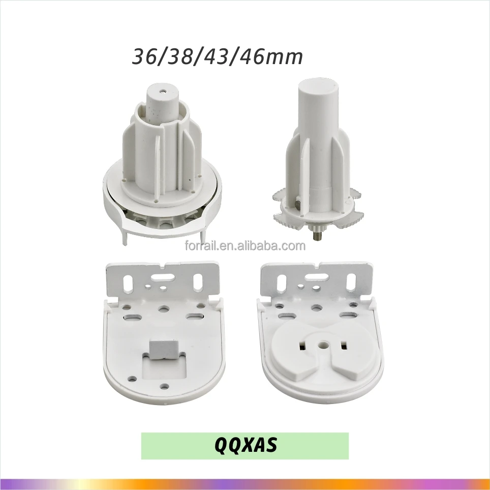 38mm  43mm Roller Blinds Components Black White Roller Clutch Bracket