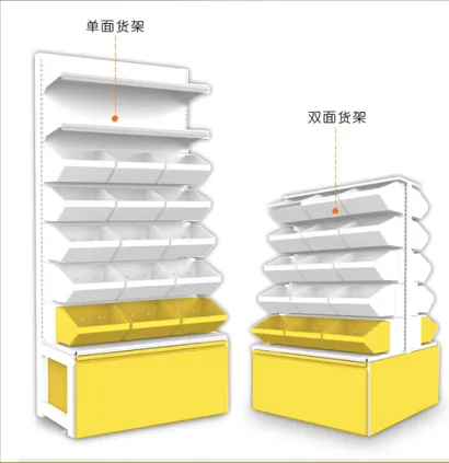 Factory wholesale high quality snack candy display rack retail store supermarket department store display cabinet