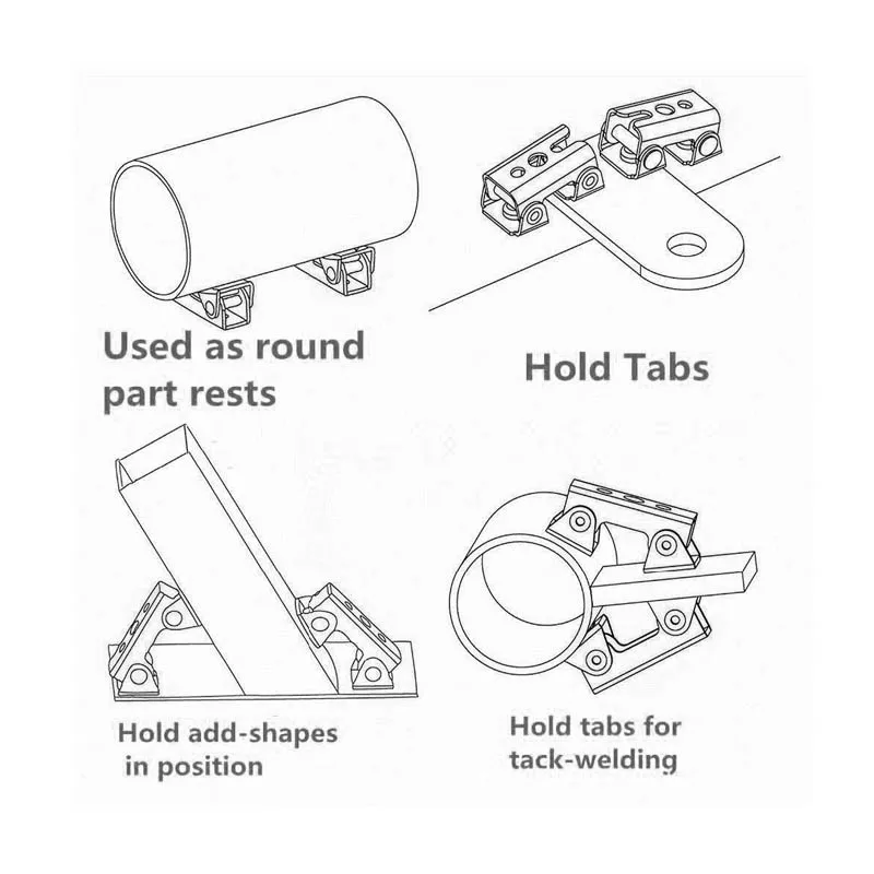 Оптовые Регулируемые магнитные металлические сварочные зажимы V образный держатель приспособления сильная сварочная рука