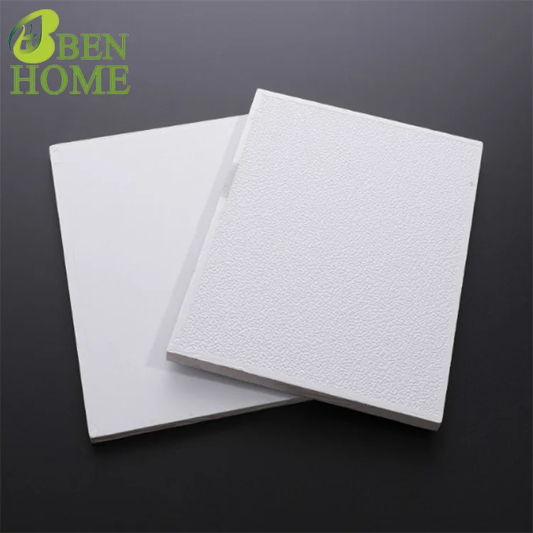 Indoor Ceiling Decor Colored Board PVC Laminated Gypsum Panel