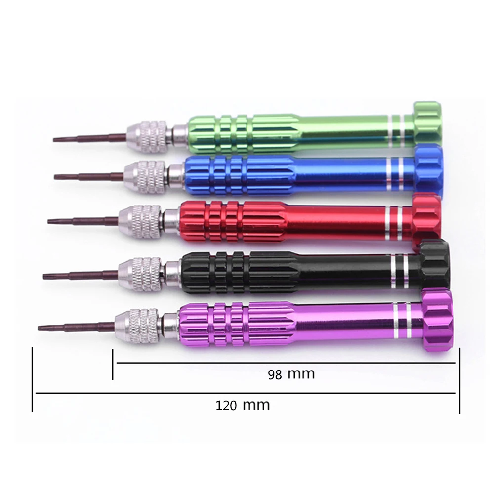5 in 1 Torx Pentalobe Slotted Phillips Mobile Phone Screen Open Tool Kit Magnetic Precision Screwdrivers Set