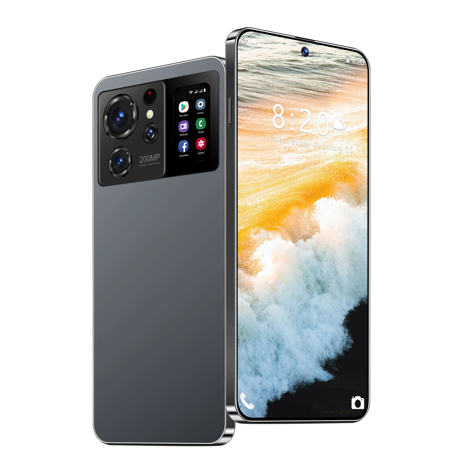 2024 cellphone Original S24 Secondary Screen 16gb+1tb Smartphone 7.3 Inch Unlocked Dual Card 5g Phones Android 13.0 Mobile