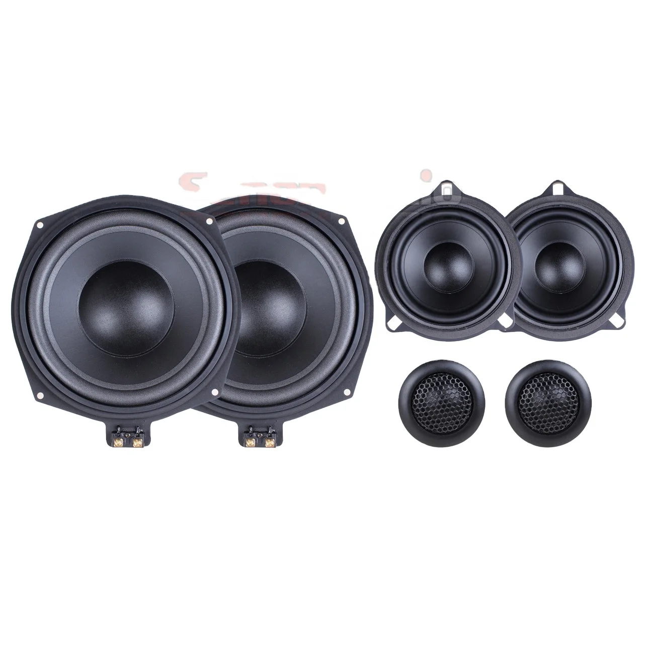 
3 way Neodymium car component speaker system BMW 8 inch Subwoofer 4 Inch Midrange and 1 Inch tweeter car speaker for BMW 