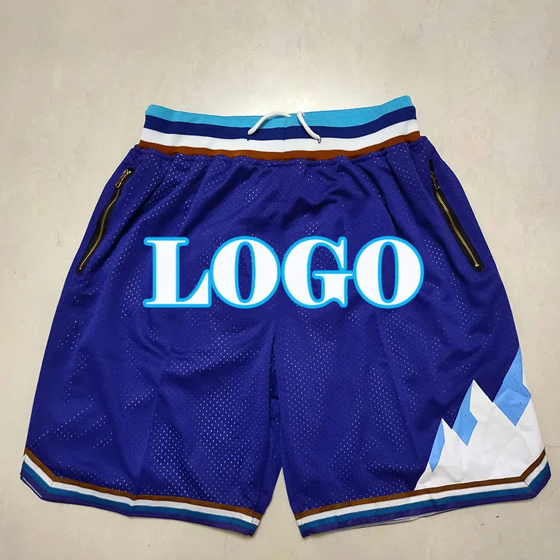 Drop Shipping Kids Basketball Shorts #22 Retro College Stitched Basketball Shorts